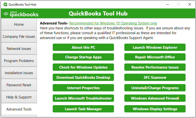 QuickBooks database server
