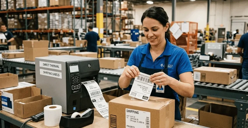 Why Direct Thermal Printing Fits Shipping So Well